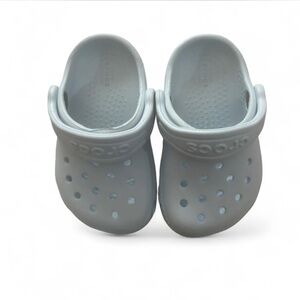 CROCS Blue Slippers with Croslite Foam and Perforated Design